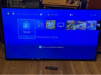 Large Vizio Flat Screen smart TV 60in