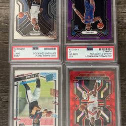 PSA GRADED CARDS. NBA AND NFL