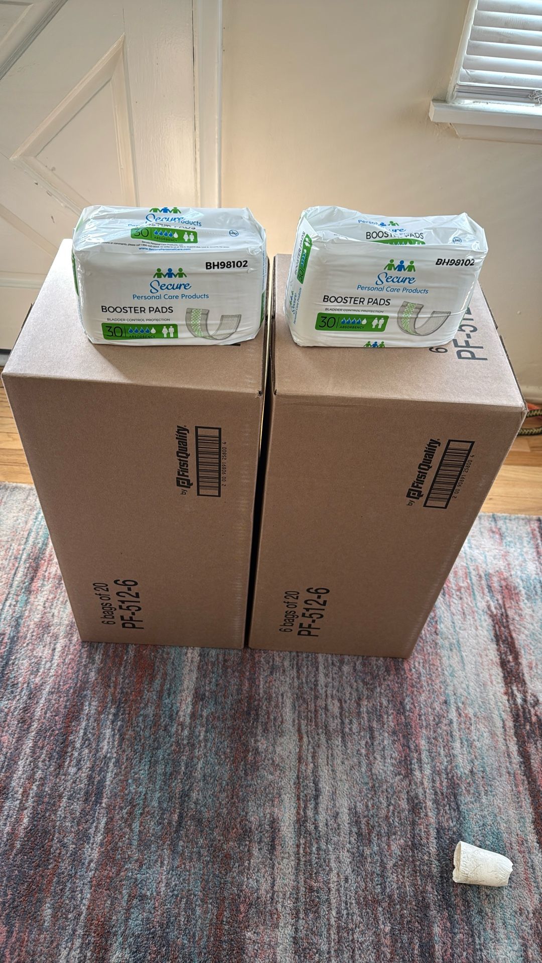 Two Boxes Of Men’s Adult Diapers
