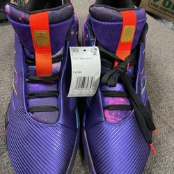 Adidas T-MAC Millennium 2 Basketball Shoes Purple Galaxy Men 11.5 FV5589 Raptors