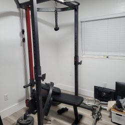 Home Gym Machine with Weights And Other Equipment