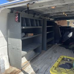 2 Metal Shelves For Van