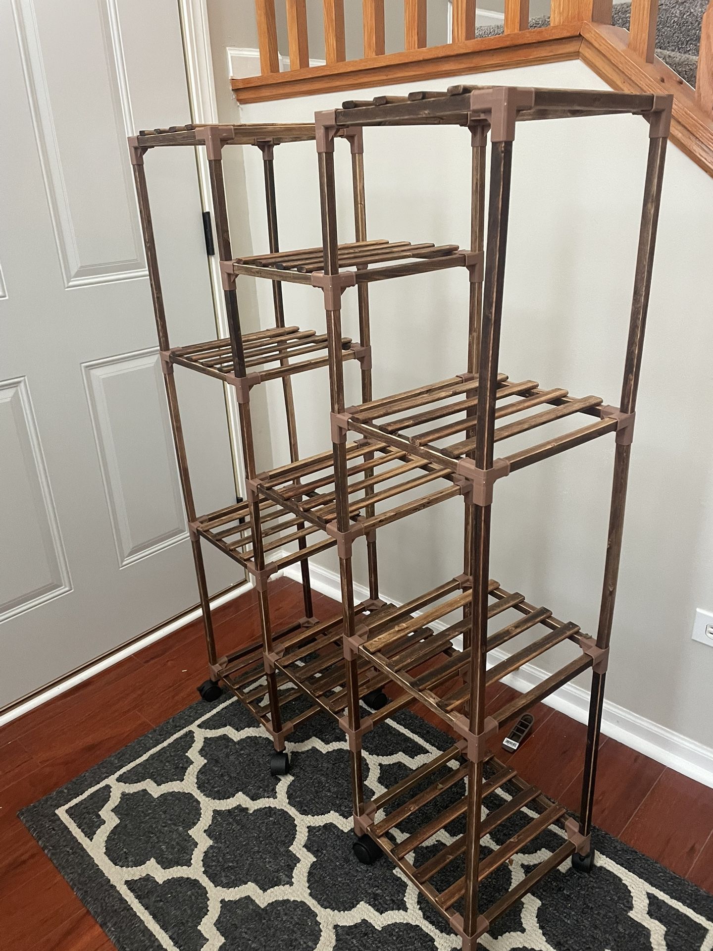 Wooden plant stand