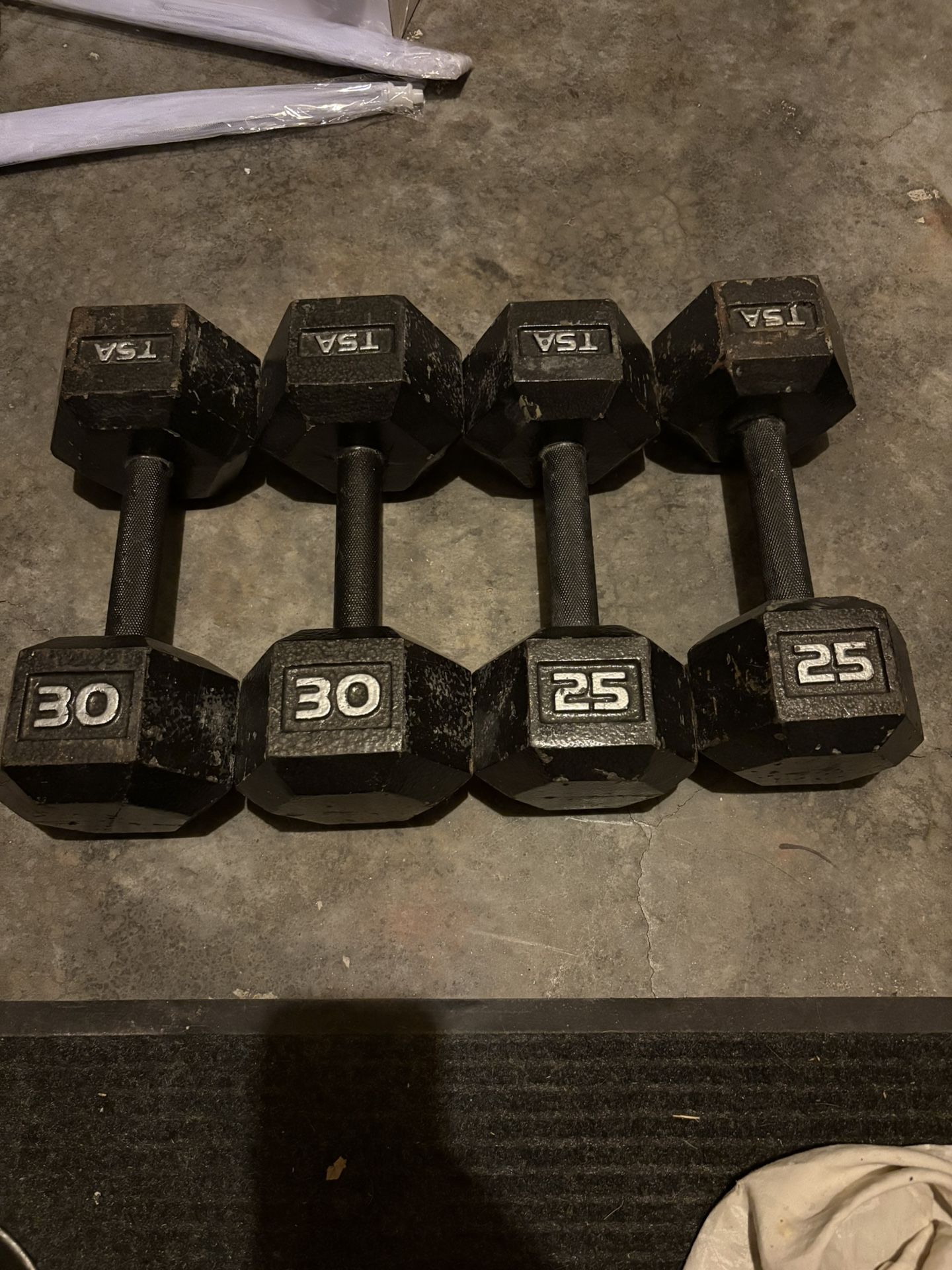 25lb and 30lb Dumbbells