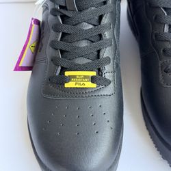 Fila  Slip Resistant Black High Top Sneaker Shoes Women's US 12