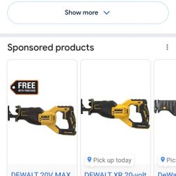 Dewalt 20volt Brushless Recepicaying Sawretail Price 229