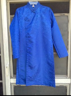 Vietnamese asian men's brocade áo dài