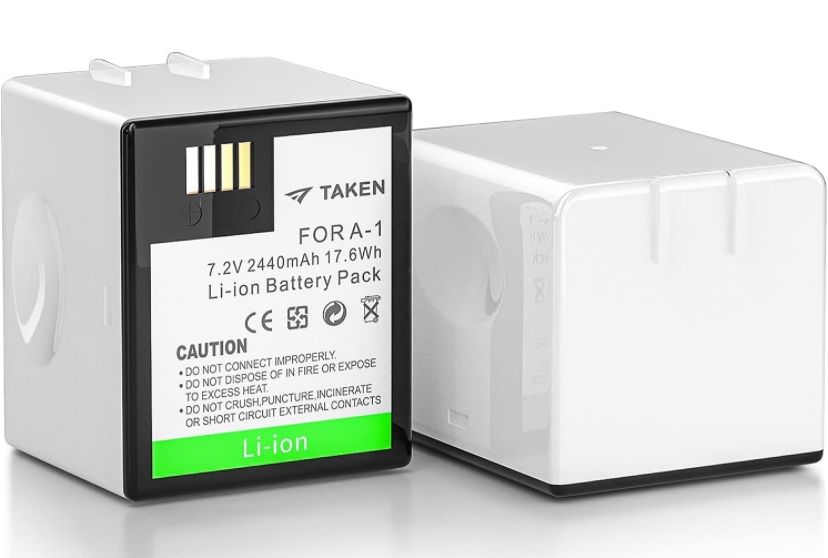 Taken Replacement Batteries Compatible with Arlo Pro/Arlo Pro 2, 2 Pack Upgrade 7.2V Lithium Batteries (NOT Compatible with Arlo Ultra 2, Arlo Pro 3)