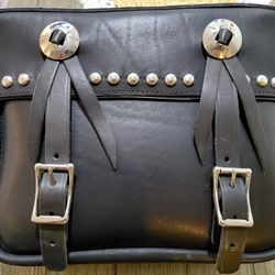Motorcycle Saddlebag Large Leather