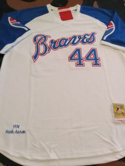 Atlanta Braves Authentic 44 Hank Aaron Jersey for Sale in Union City, GA -  OfferUp