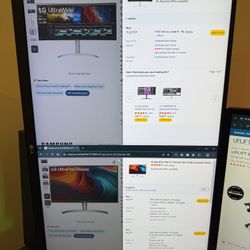 LG 27” UltraFine 4K Monitor – HDR, USB-C, Original Stand