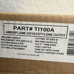 Oxyacetylene & Acetylene Torch Set 