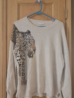 Time & Tru - Leopard Sweater