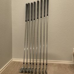 Titleist AP3 Golf Irons 4-PW & 48 AMT Black Stiff Steel Shafts