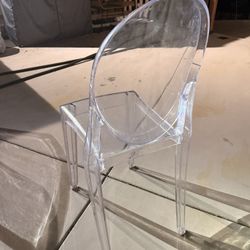 Victoria Style Ghost Side Chair Transparent Acrylic Chair (Clear)