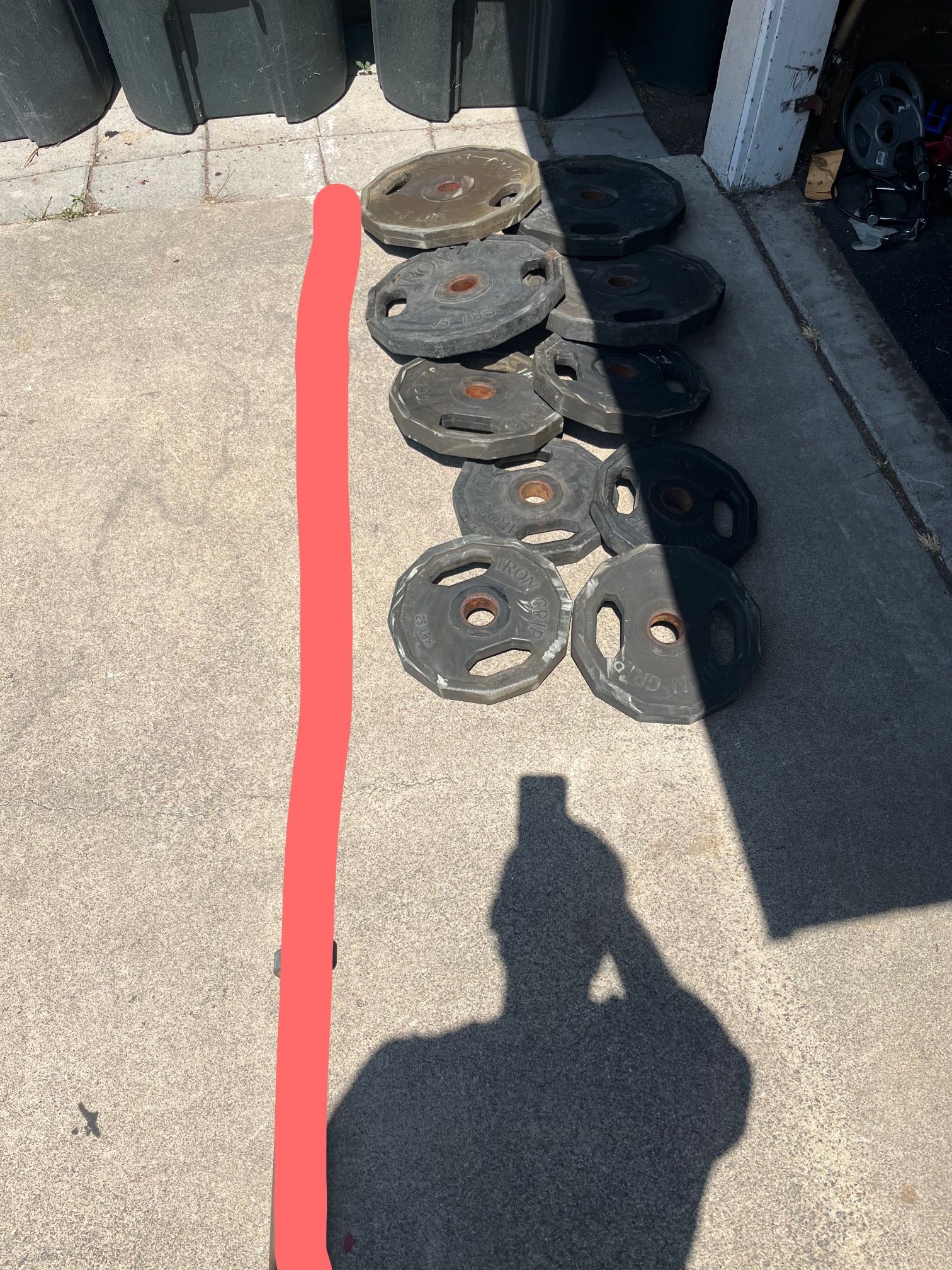 Iron Grip Olympic Weights