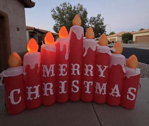 Christmas Candles Inflatable (East Mesa)