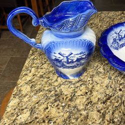 Antique Pitcher And Wash Basin