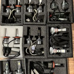 9006  LED Headlight Bulbs Low Beam Fog Light 300% Brighter 6500K Cool White Conversion Kit IP67 Waterproof 2 PCS