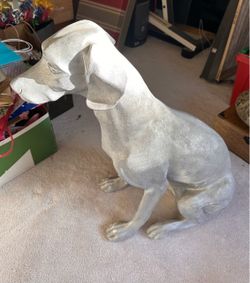 Large Sitting Dog Statue
