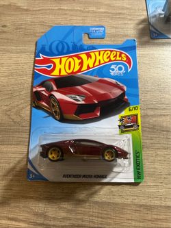 Hot wheels 50th anniversary aventador miura homage