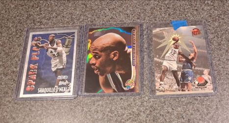 Shaquille O'Neal RC Insert Cards x3