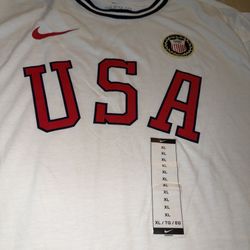 Nike Olympic, Usa T-Shirt, New With Tags Size XL