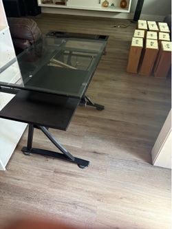 Glass drawing table