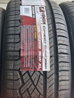 New 225/45R19 Venom Covert Grip $$150 PER TIRE
