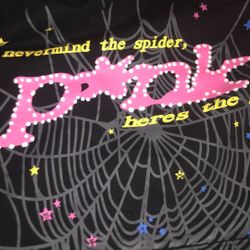 Pink Spider Hoodie