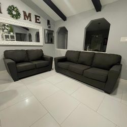 Sofas Gray Color.  I Can Delivery For Extra Fee 