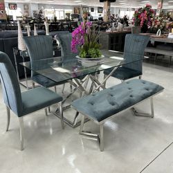 6PC Dining Table Set (( Take It Home With $10 Down ))