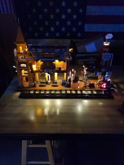 Fun Whole Steampunk Train And Station, Lego Compatible Building Toy. Must Be Picked Up, Cash Only.