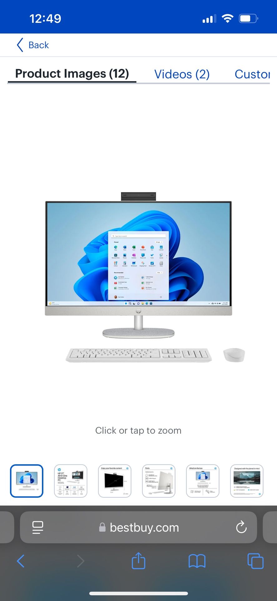 HP All In One Desktop