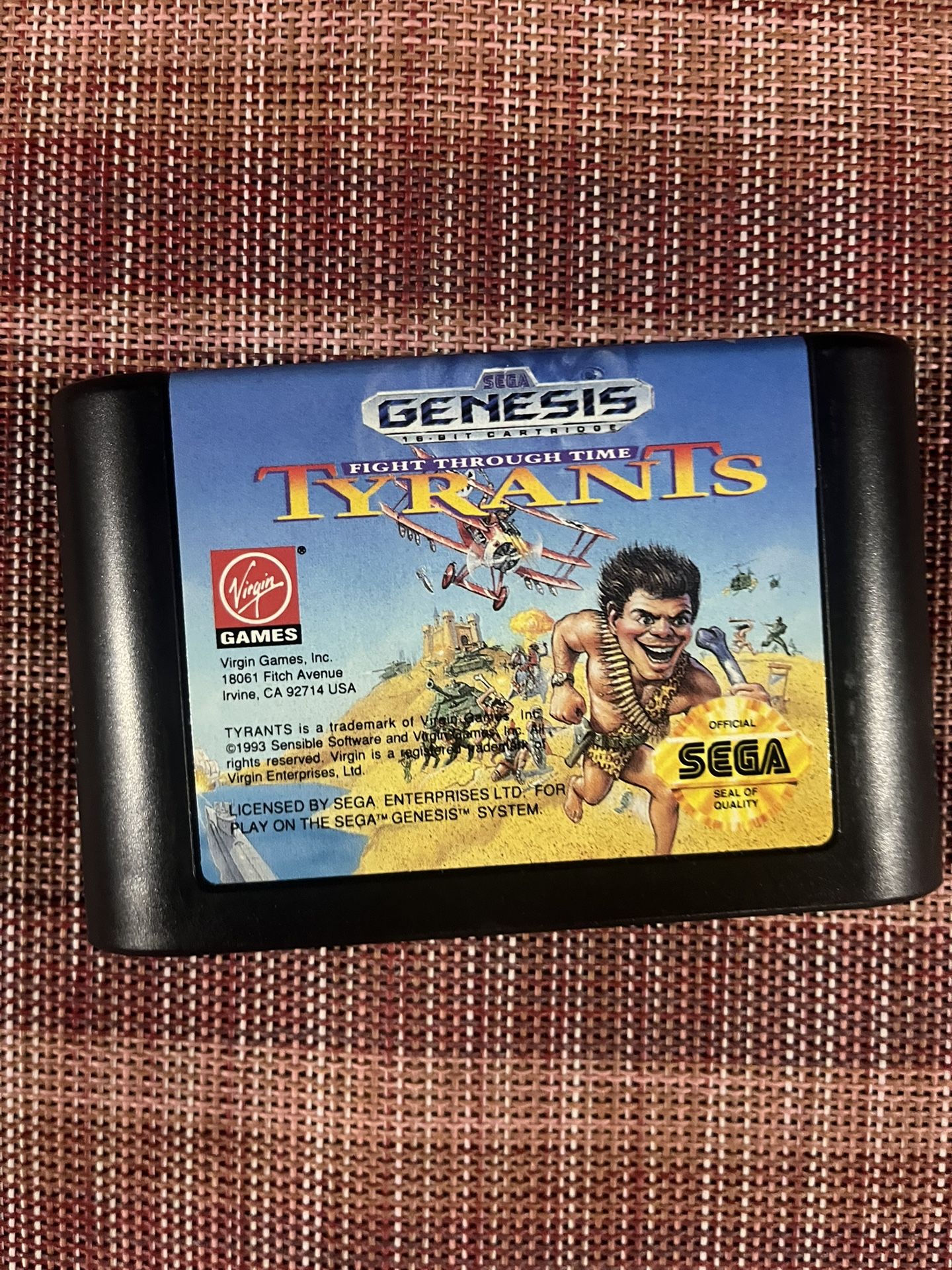 Tyrants For Sega Genesis 