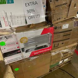 Pallet of in Wall AC UNIT