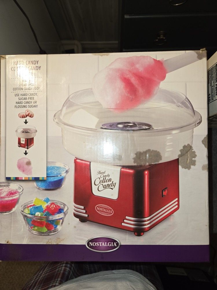 Nostalgia Cotton Candy Machine With Flossugar