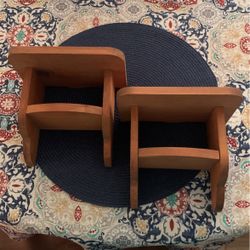 Two Small Home Interior Shelves 