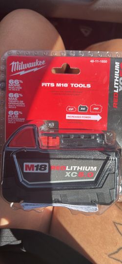 Milwaukee M18 18 volt xc 5.0 AH extended capacity lithium ion battery