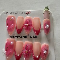 3D FLORAL SPRING NAIL ART PRESS ONS 