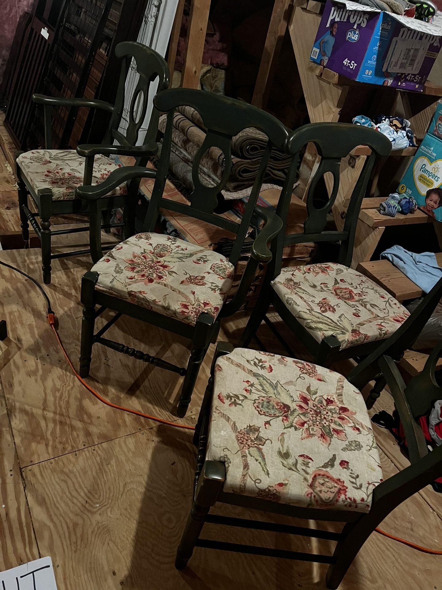 Sage Green Farmhouse Dining Chairs
