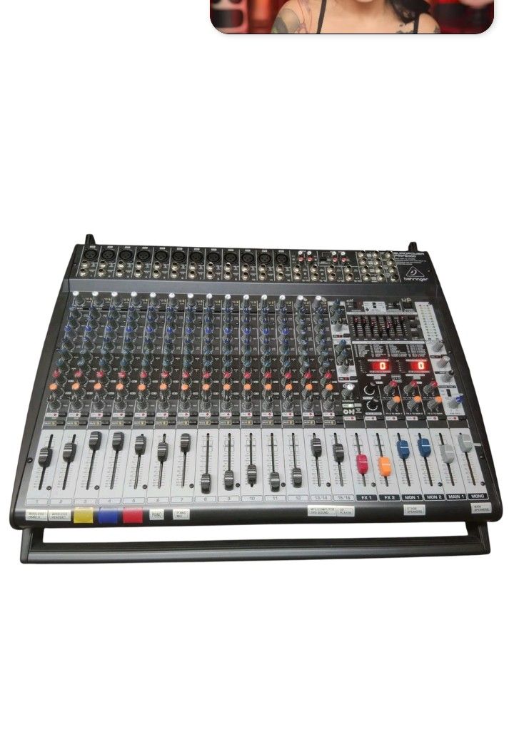 Behringer Europower PMP6000 Powered Mixer 1600W, 20-Channel