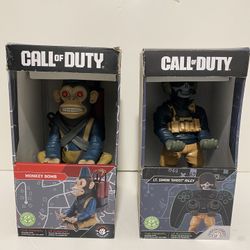 🎁Call of Duty MONKEY BOMB & GHOST Phone & Controller Holder Cable Guys LOT of 2 