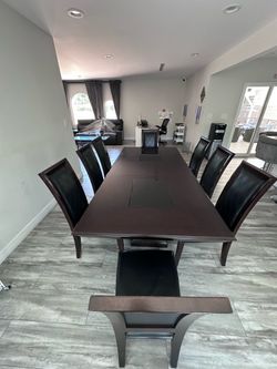 Dining table and chair