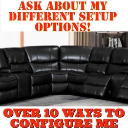 GORGEOUS LEATHER G SECTIONALS! DELIVERY TODAY! ALL CREDITS WELCOME! SO LUXURIOUS! 