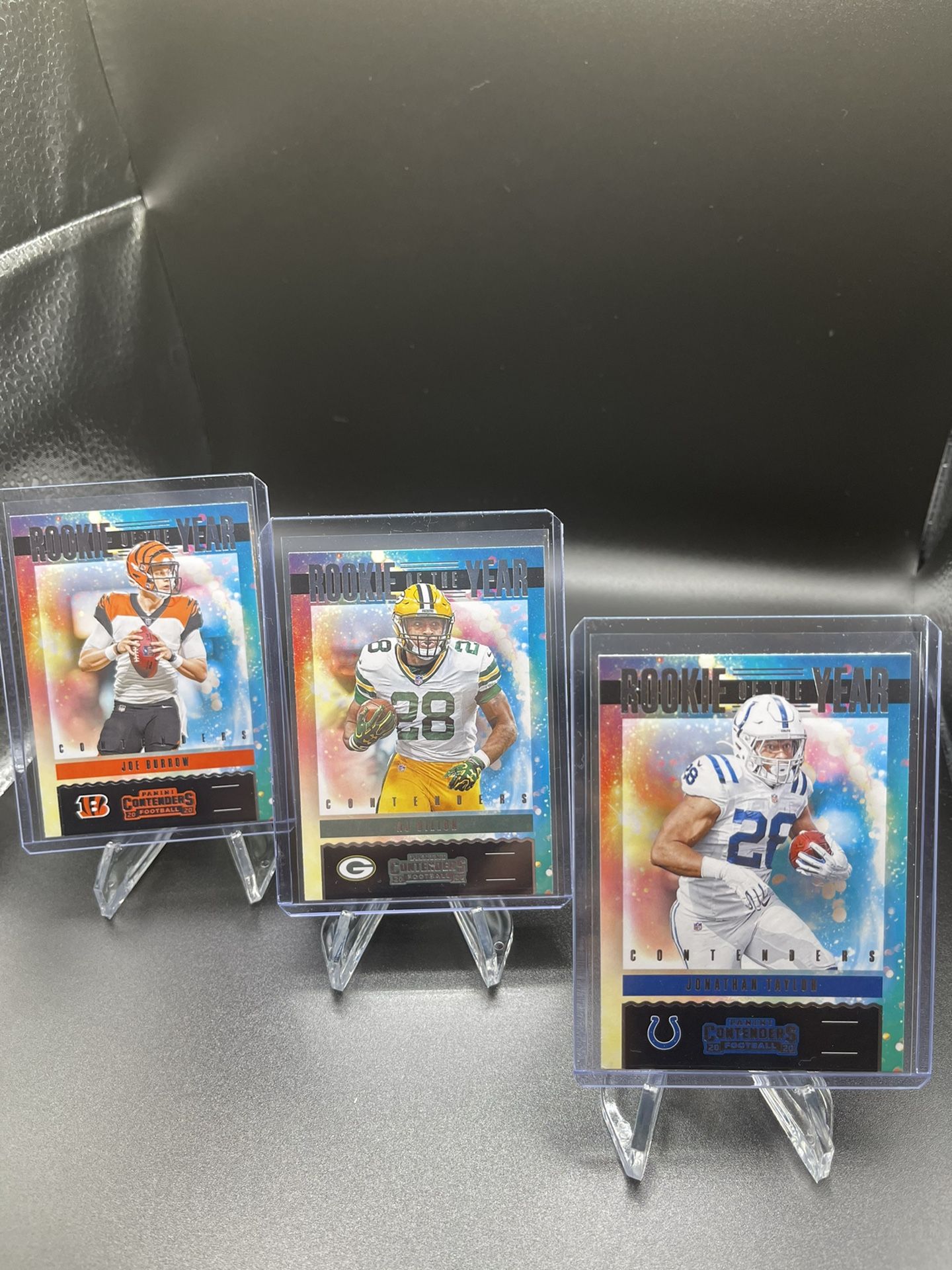 Joe Burrow Jonathan Taylor AJ Dillon Rookies Lot Nfl