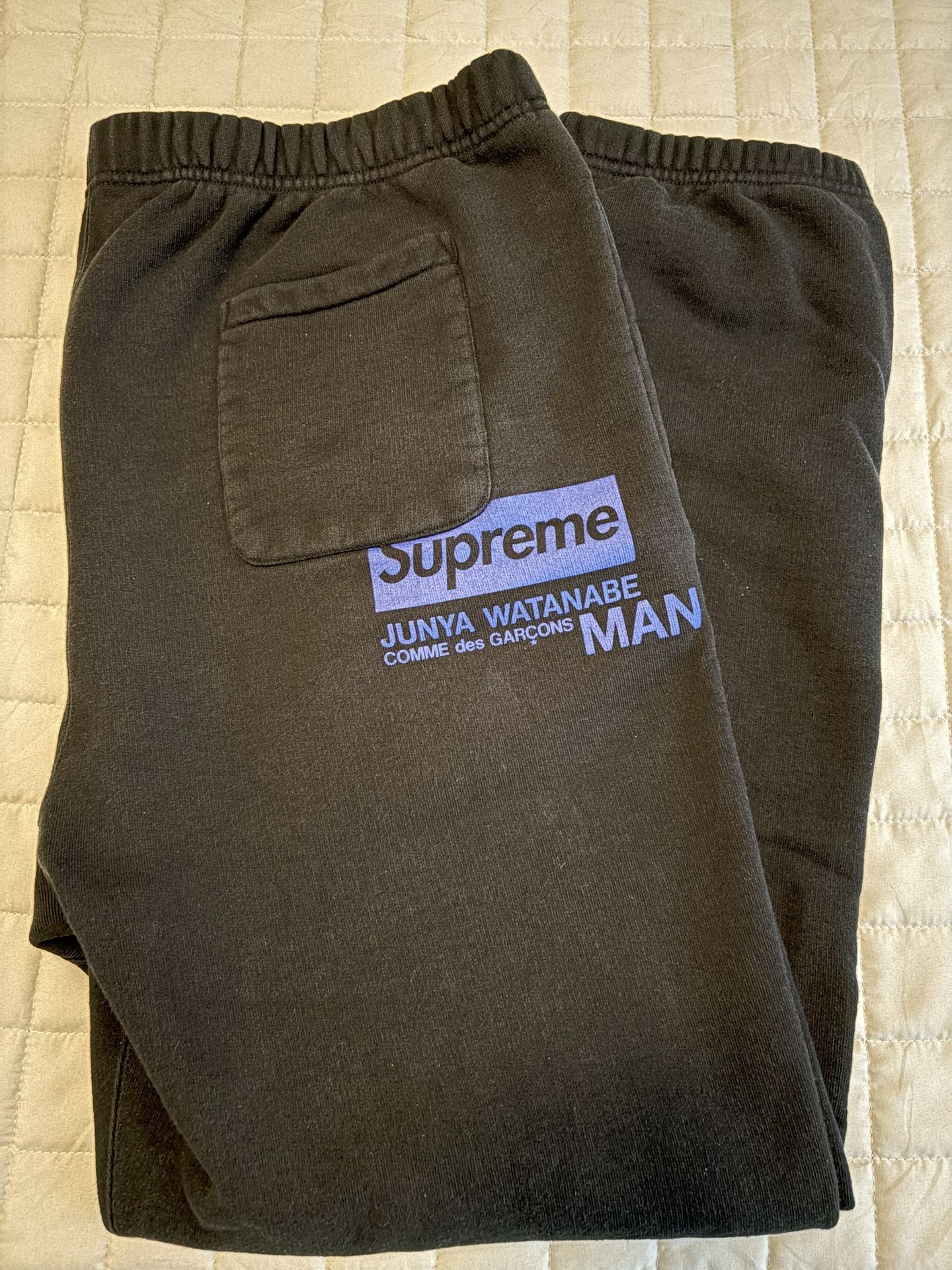 Supreme CDG Sweatpants Sz XL