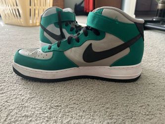 Nike high top air force 1 custom green