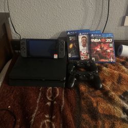 Selling PS4 And Nintendo Switch 
