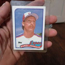 RANDY JOHNSON( ROOKIE) BASEBALL CARD